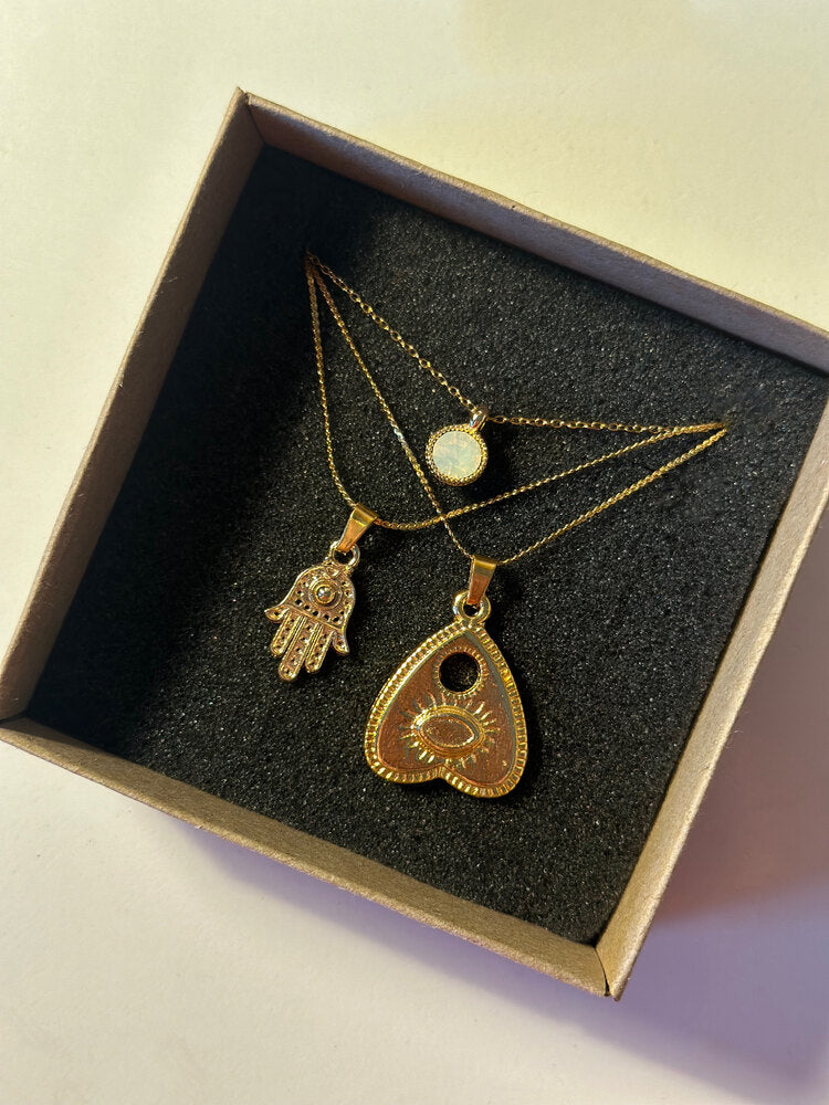 Üçlü Kolye Seti - Mond Jewelry