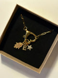 Kalp Kilitli Charm Kolye - Mond Jewelry