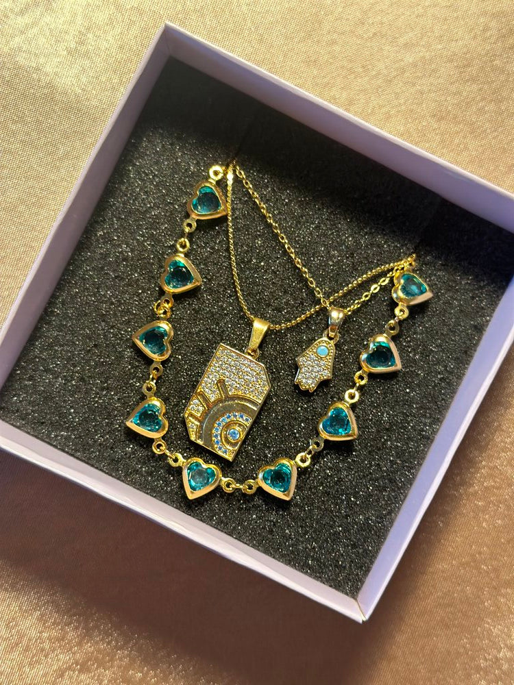 Üçlü Kolye Seti - Mond Jewelry