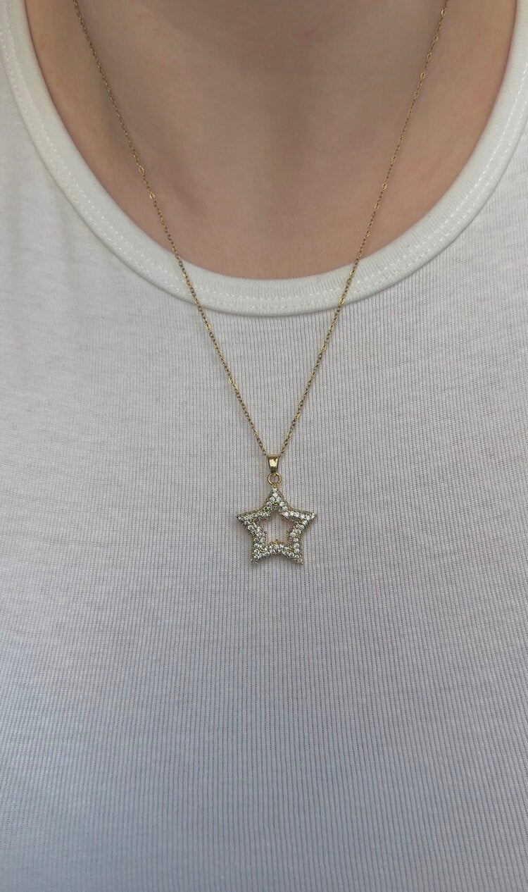 Büyük Yıldız Kolye - Mond Jewelry