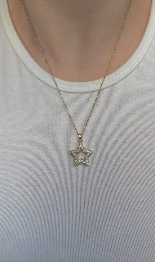 Büyük Yıldız Kolye - Mond Jewelry