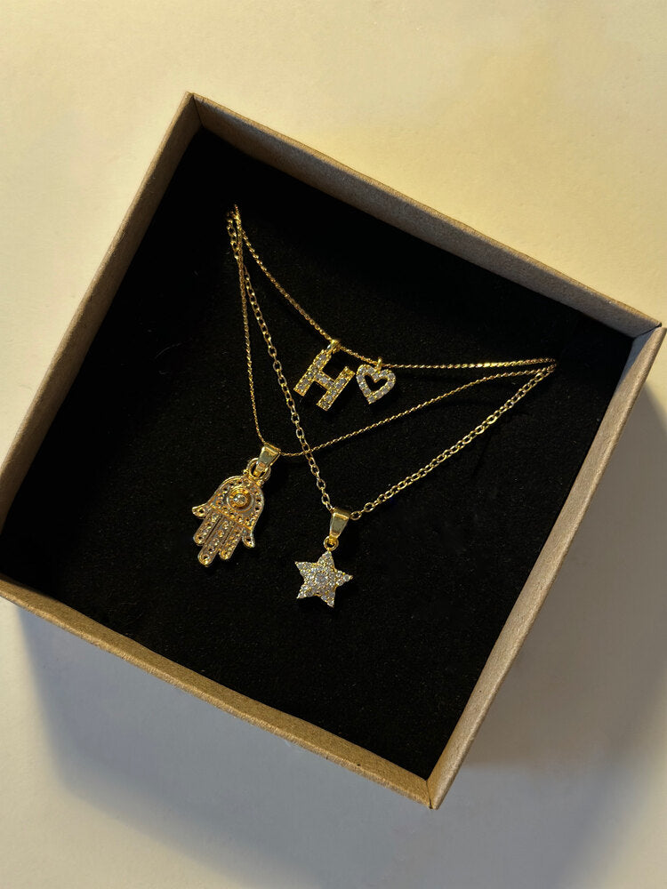 Üçlü Kolye Seti - Mond Jewelry