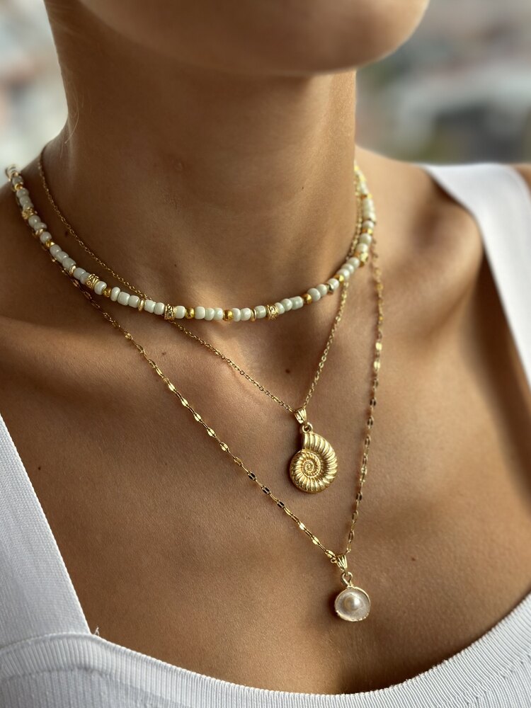 Salyangoz Kolye - Mond Jewelry