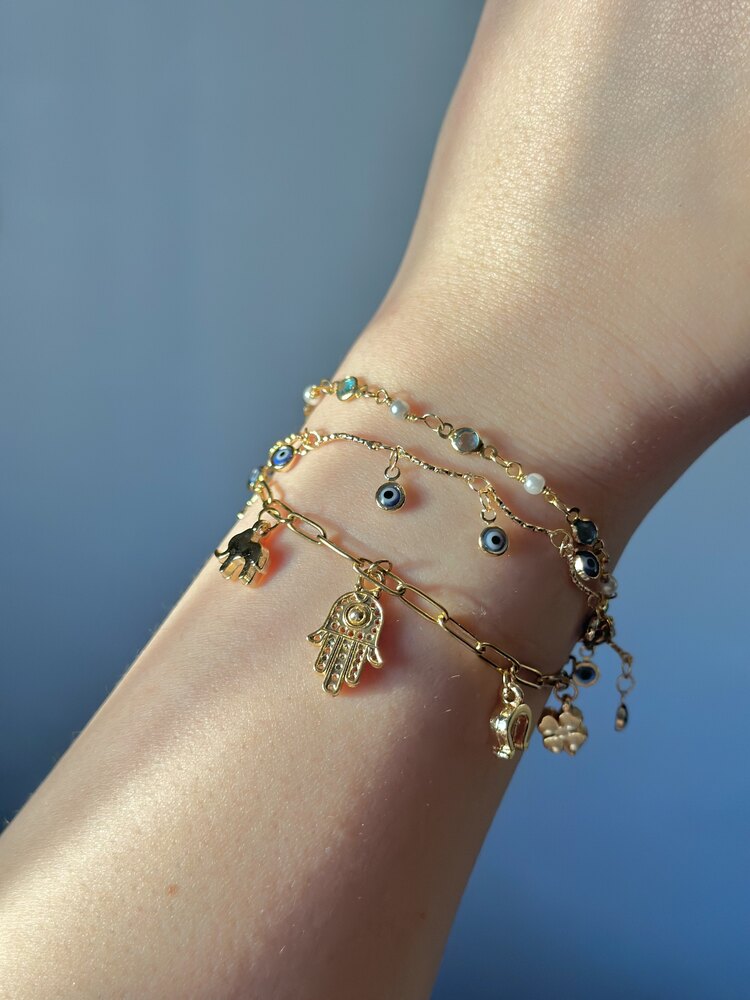 Mavi Boncuklu Bileklik - Mond Jewelry