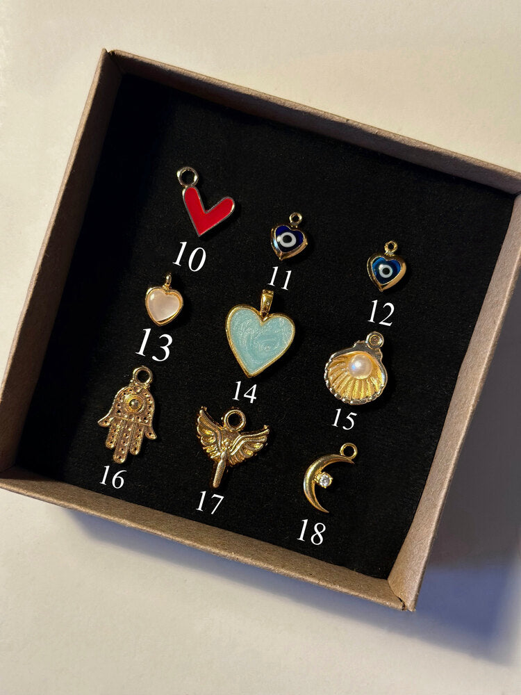 Kalp Kilitli Charm Kolye - Mond Jewelry