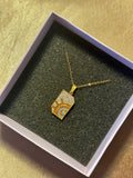 Zirkon Renkli Güneş Kolye - Mond Jewelry