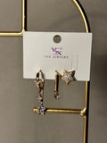 Üçlü Küpe Seti - Mond Jewelry