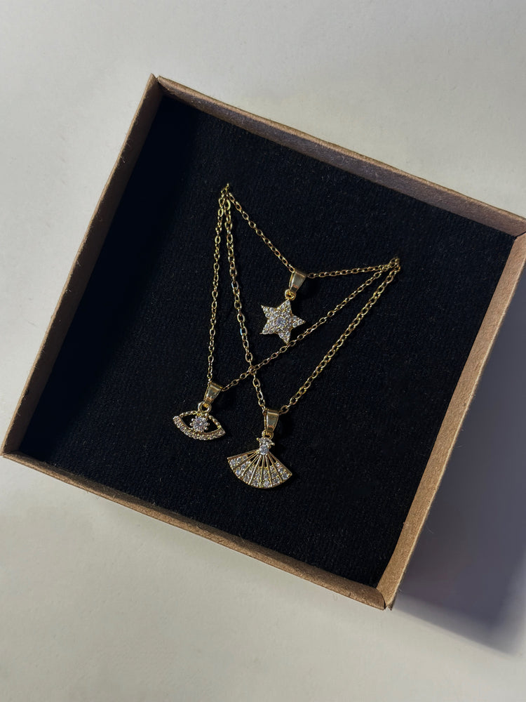 Üçlü Kolye Seti - Mond Jewelry