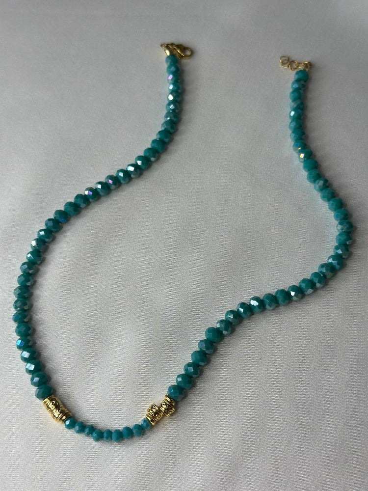 Yeşil Boncuklu Kolye - Mond Jewelry