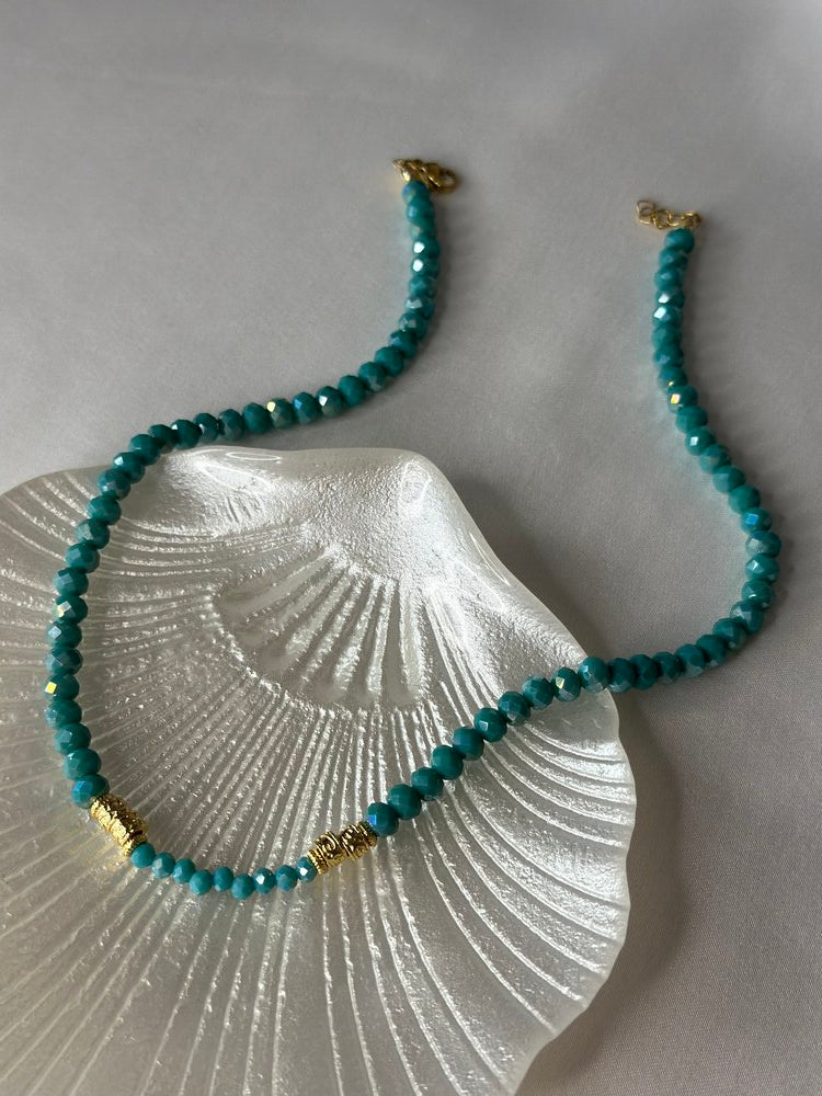 Yeşil Boncuklu Kolye - Mond Jewelry