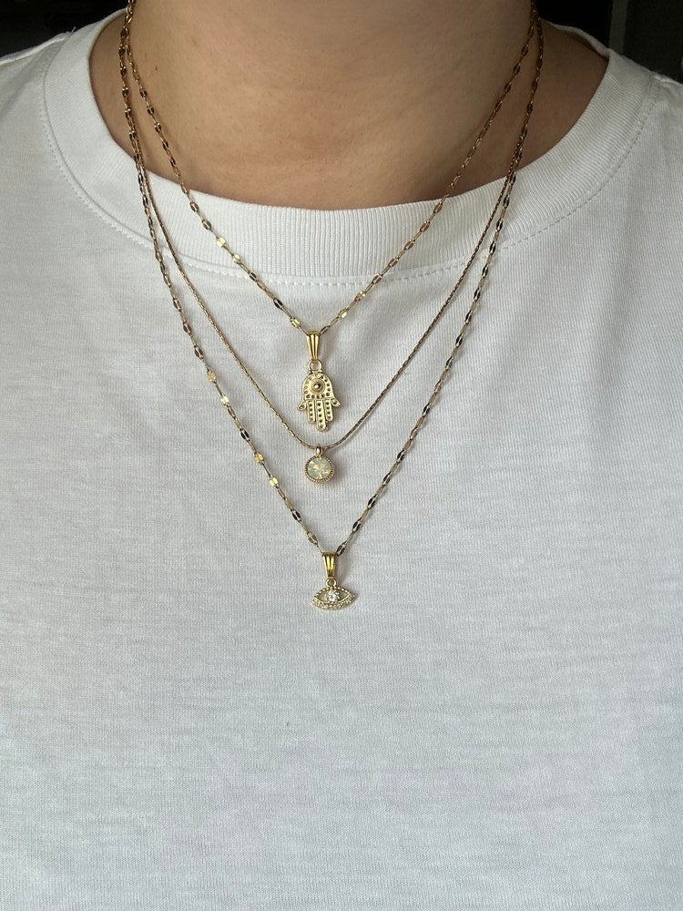 Üçlü Kolye Seti - Mond Jewelry