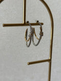 İki Halkalı Küpe - Mond Jewelry