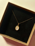 Beyaz Taşlı Kolye - Mond Jewelry