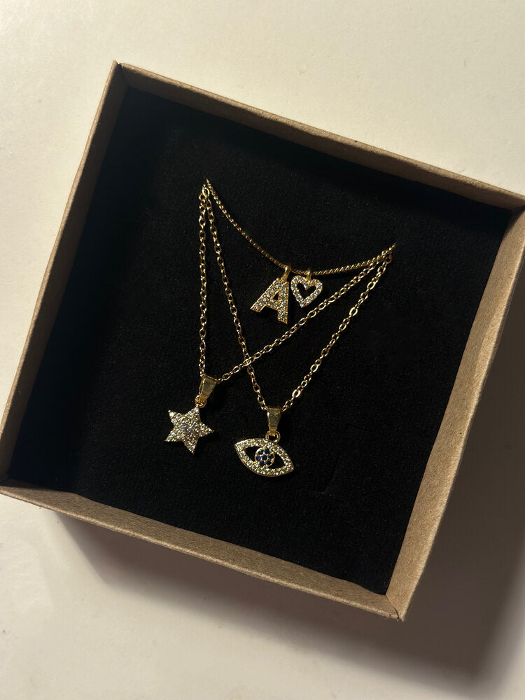 Üçlü Kolye Seti - Mond Jewelry