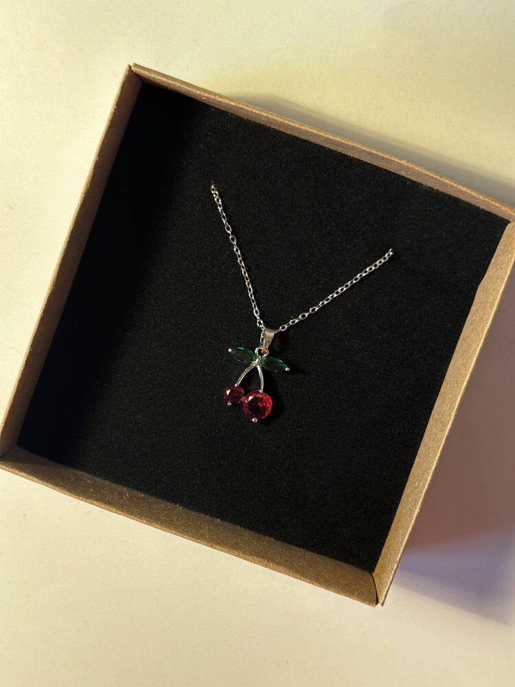 Kiraz Kolye Silver - Mond Jewelry