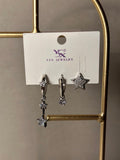 Üçlü Küpe Seti - Mond Jewelry