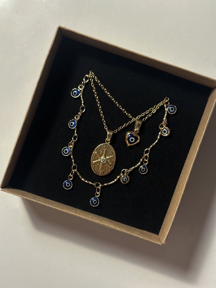 Üçlü Kolye Seti - Mond Jewelry
