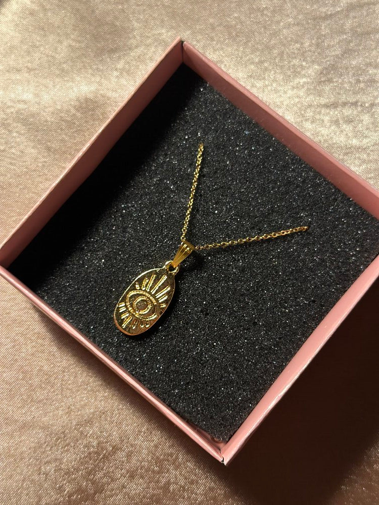 Göz Madalyon Kolye - Mond Jewelry