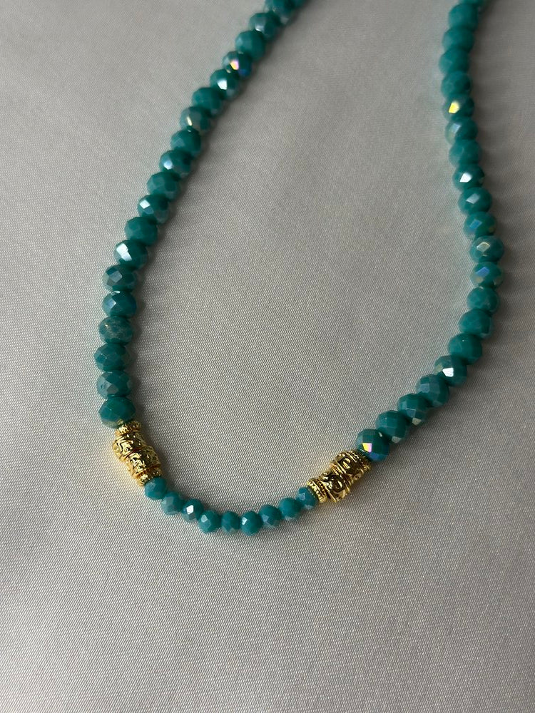 Yeşil Boncuklu Kolye - Mond Jewelry