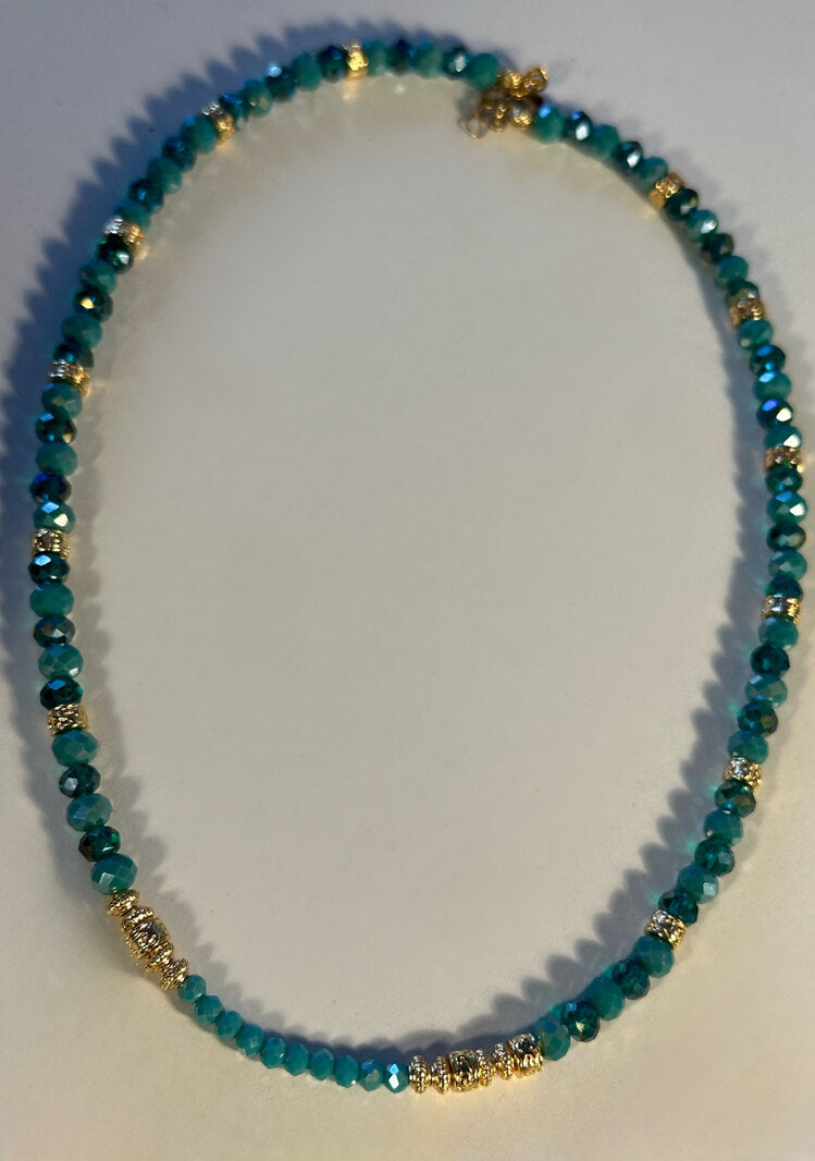 Turkuaz Boncuk Kolye - Mond Jewelry