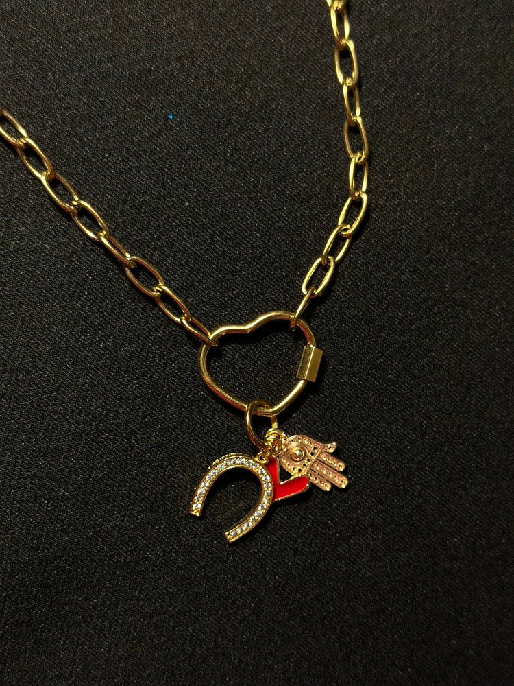 Kalpli Charm Kolye - Mond Jewelry