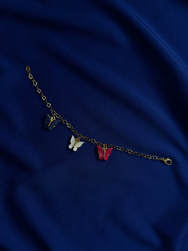 Kelebekli Charm Bileklik - Mond Jewelry