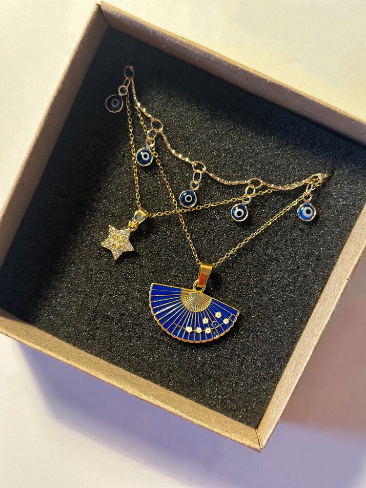 Üçlü Kolye Seti - Mond Jewelry