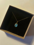 Mavi Taşlı Kolye - Mond Jewelry