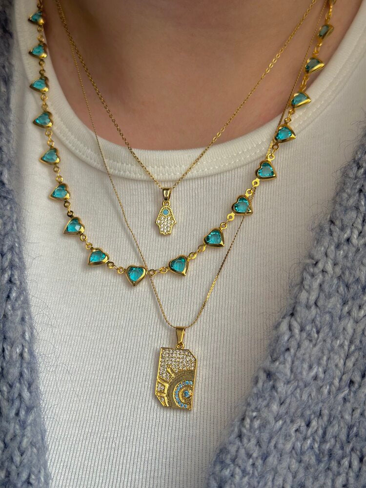 Üçlü Kolye Seti - Mond Jewelry
