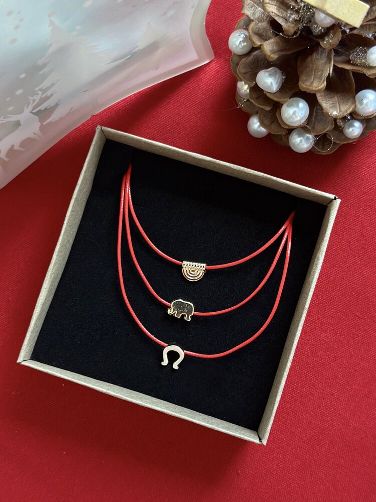 Kırmızı İpli Kolye - Mond Jewelry