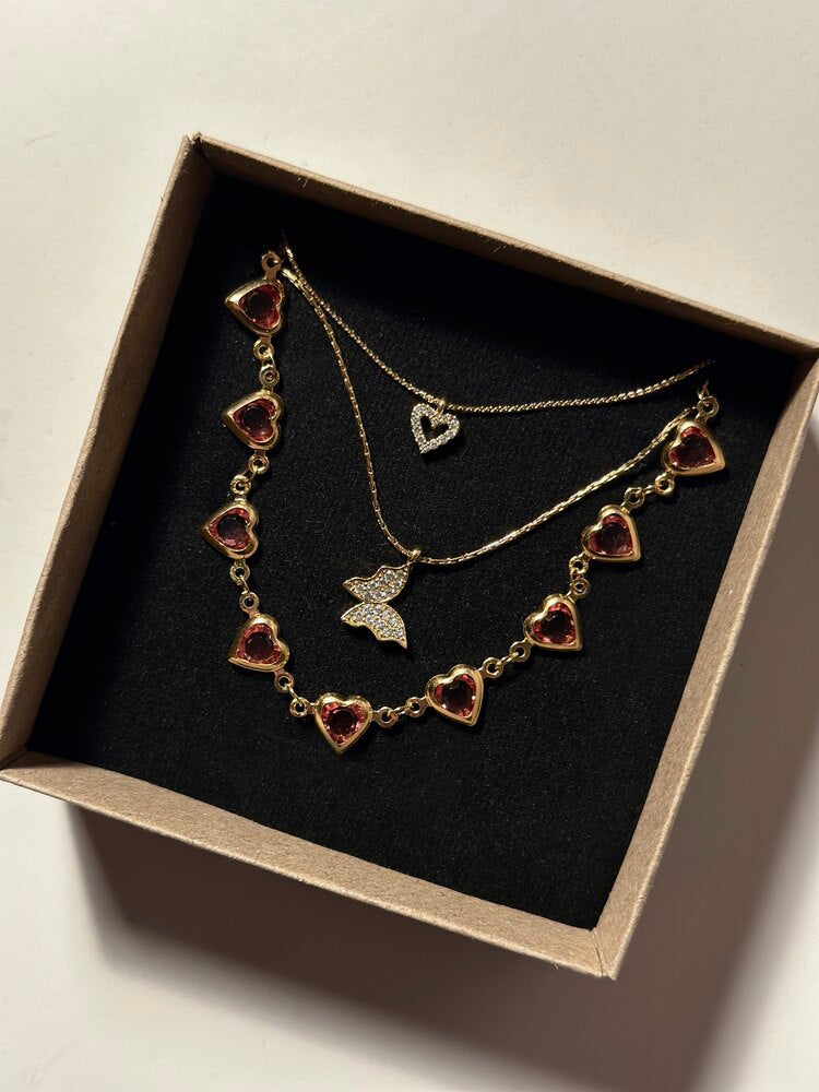 Üçlü Kolye Seti - Mond Jewelry