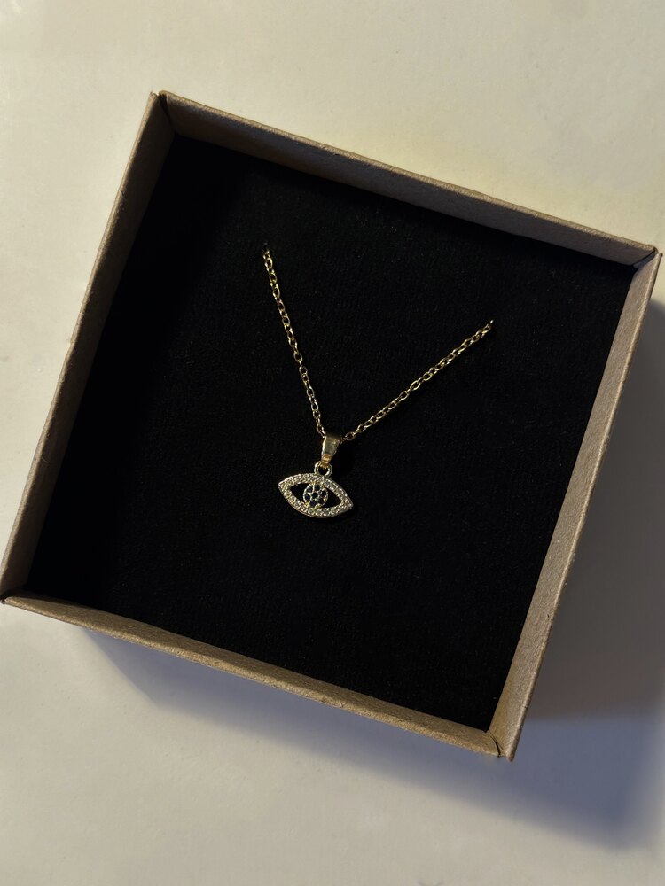 Zirkon Göz Kolye - Mond Jewelry