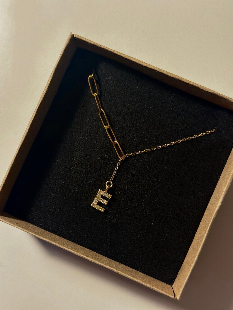 Asansörlü Harf Kolye - Mond Jewelry